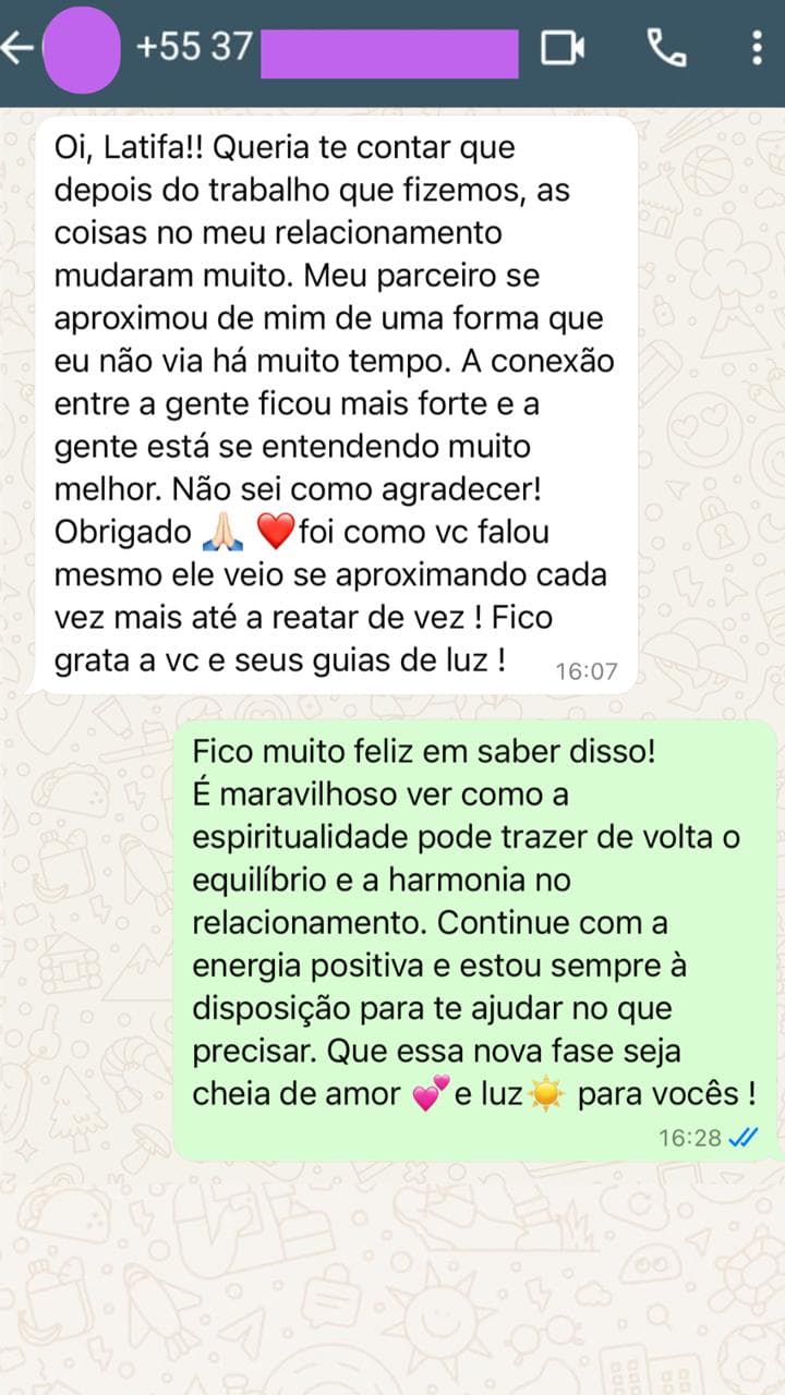 Depoimento de cliente satisfeito